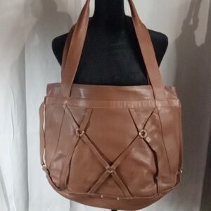 Juicy couture brown leather handbag